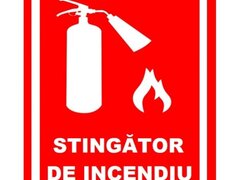 Placuta pentru stingator de incendiu